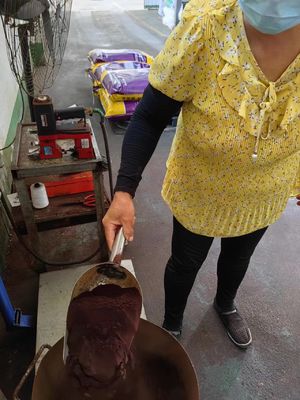 Sangre de pato suave en polvo para piensos con un contenido de grasa del 10%